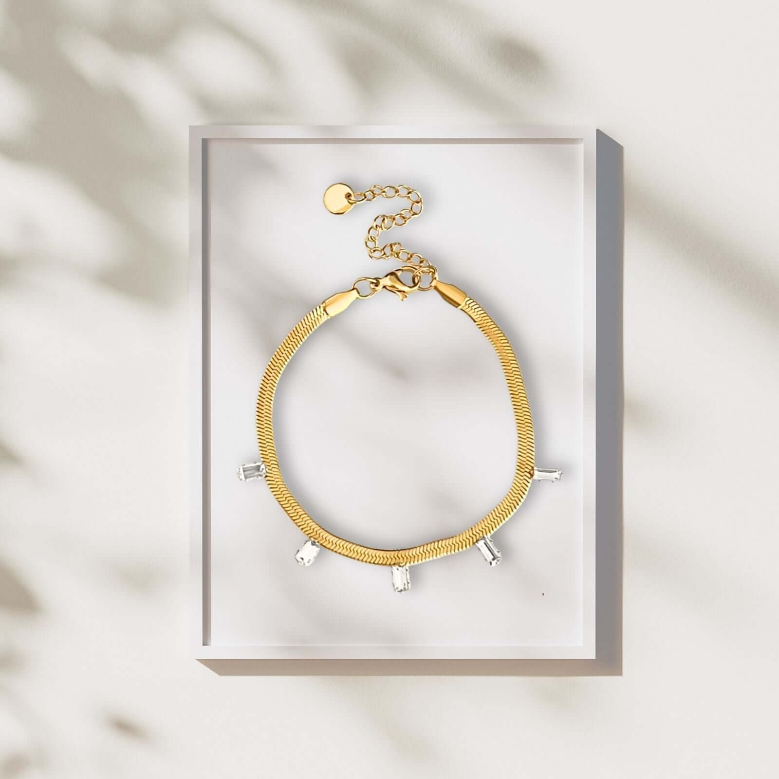 Lita snake armband met zirkonia