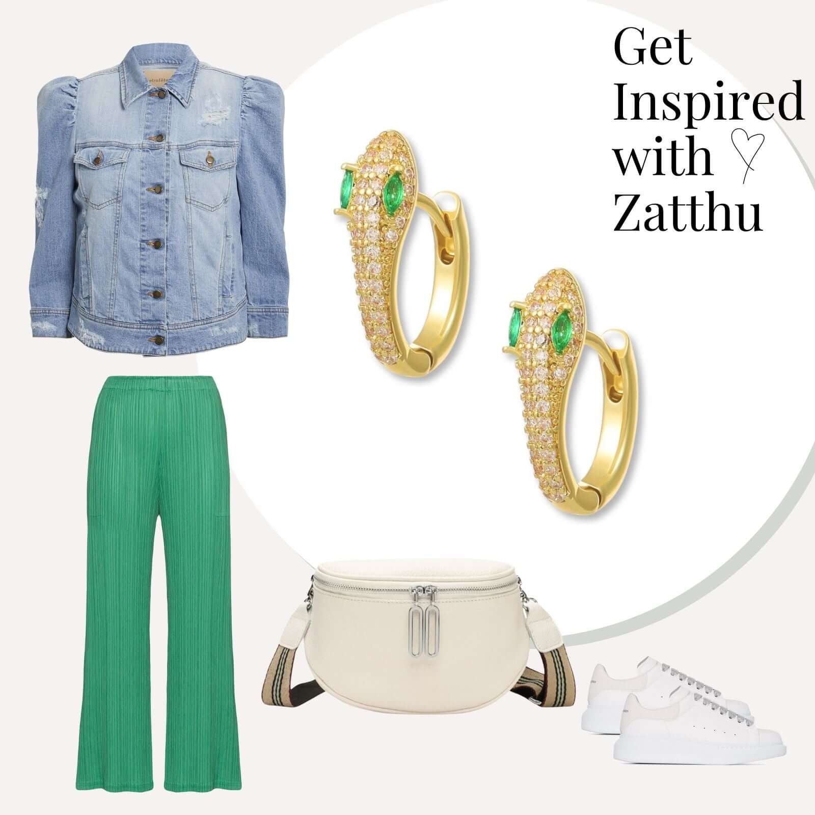 Livv 925 slang huggies goud