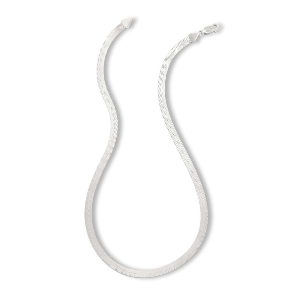 Lizi 925 snake ketting zilver