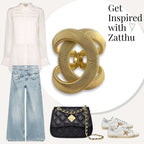 Lora statement manchet armband