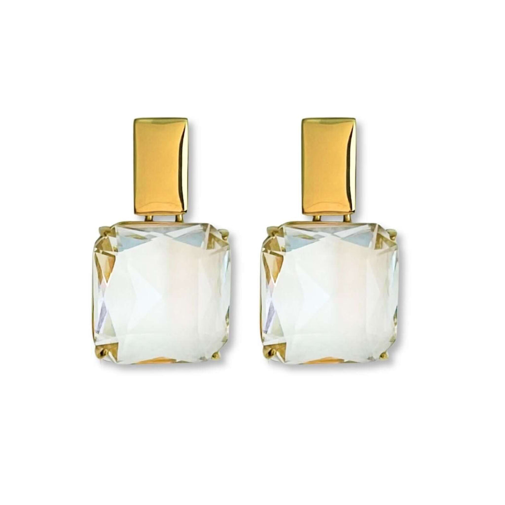 Loum oorbellen van kristal