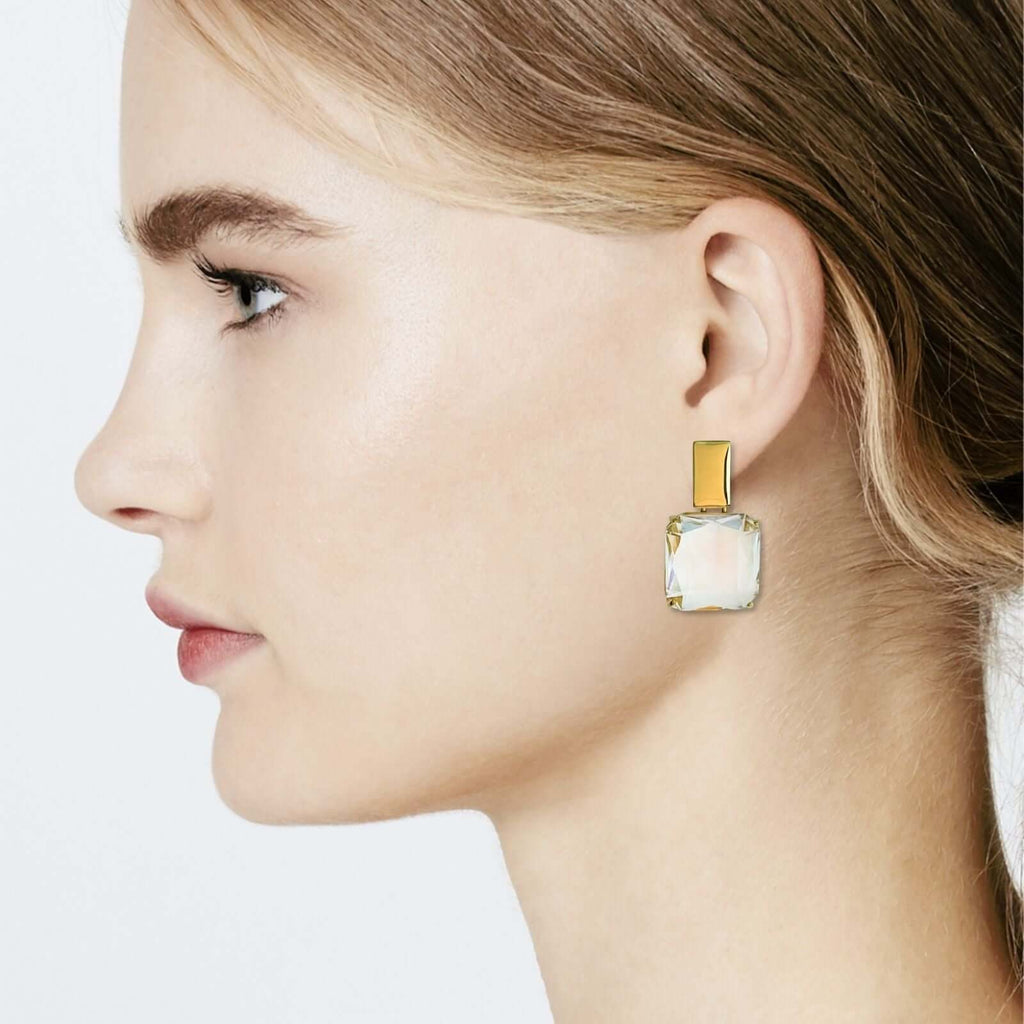 Loum oorbellen van kristal