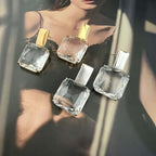 Lous oorbellen van kristal