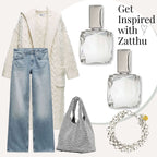 Lous oorbellen van kristal