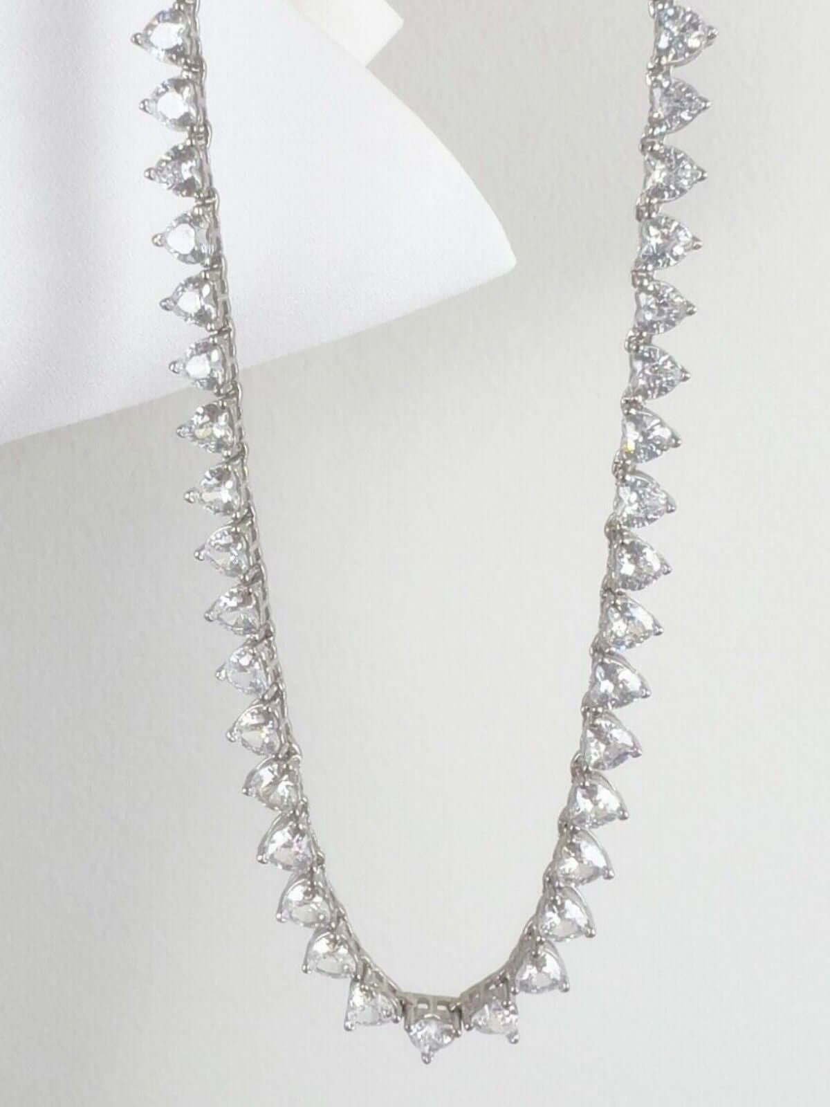 Lowa tennis ketting zirkonia hart