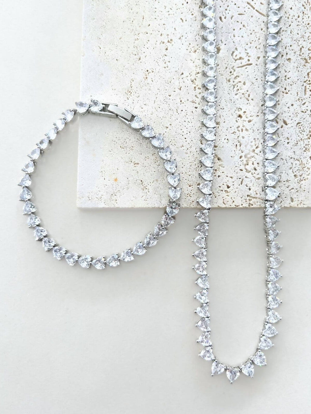 Lowy tennis armband zirkonia hart