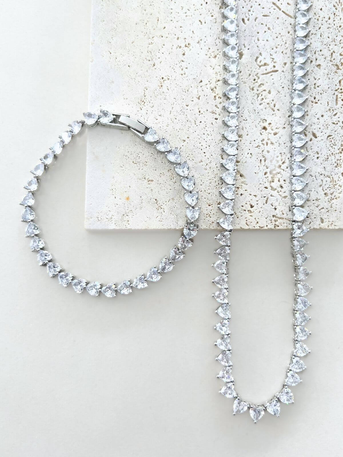 Lowy tennis armband zirkonia hart