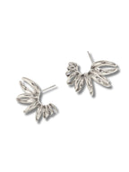 Luan verzilverde open oorringen