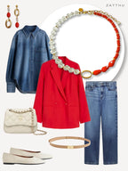 Luma kralenketting rood - One of a Kind