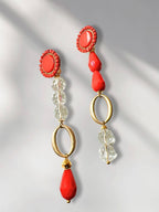 Lumi mismatched statement oorbellen - One of a Kind