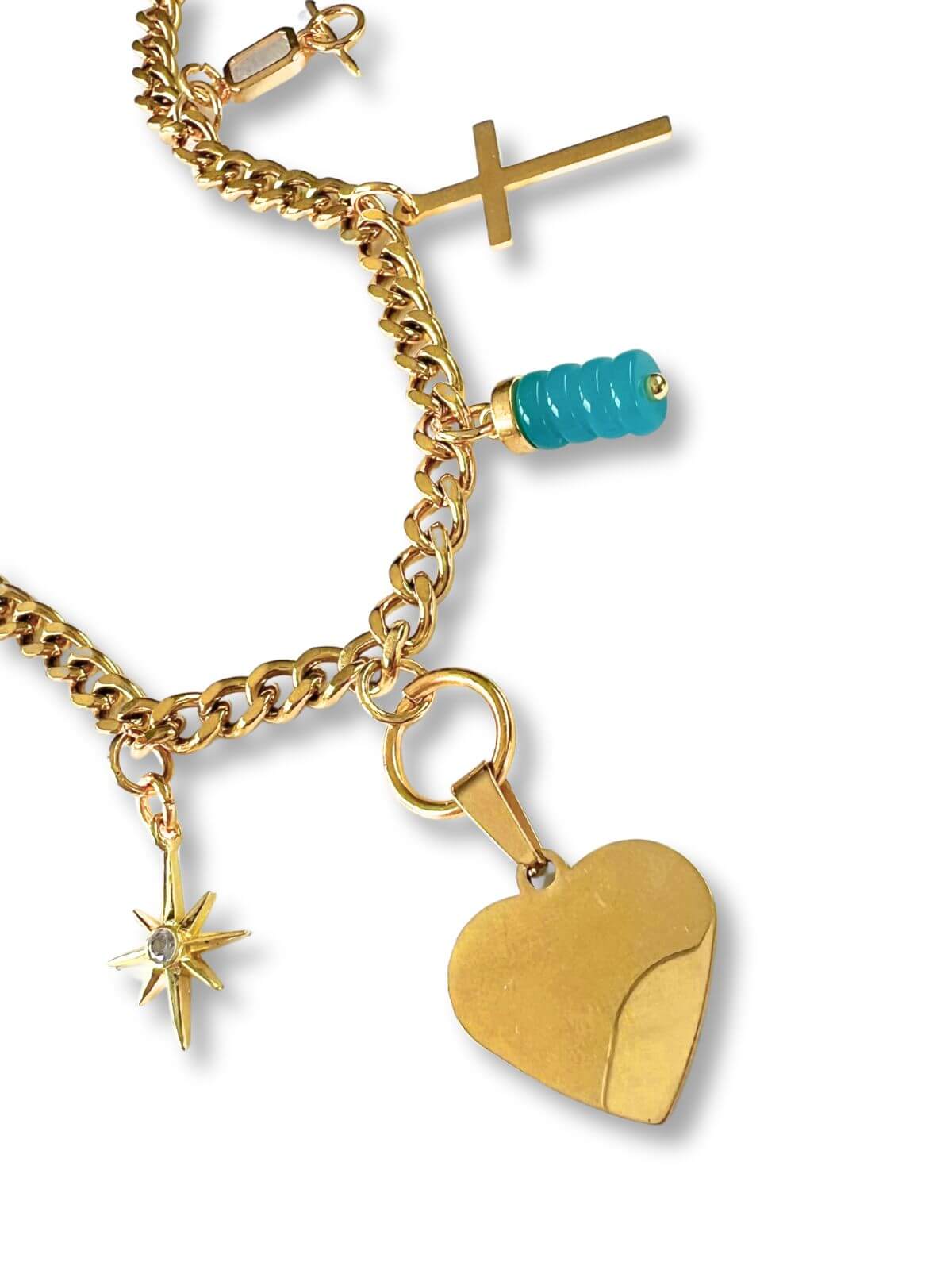 Luxi bedelketting met hart