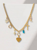 Luxi bedelketting met hart