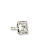 Lyke statement ring met kristal - zilver