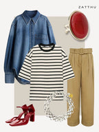 Lyla statement ring met rode agaat steen - zilver