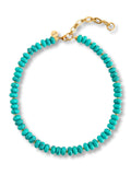 Maha turquoise statement ketting