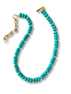 Maha turquoise statement ketting
