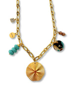 Mala bedelketting met turquoise