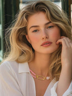 Mase rozequartz kralenketting