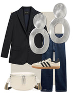 Meke zilverkleurige statement oorbellen