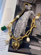 Moze armband met schakels en bedels - perfect voor elke outfit