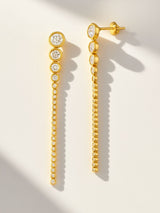 Tijdloze goudkleurige oorbellen voor feest of dagelijks dragen