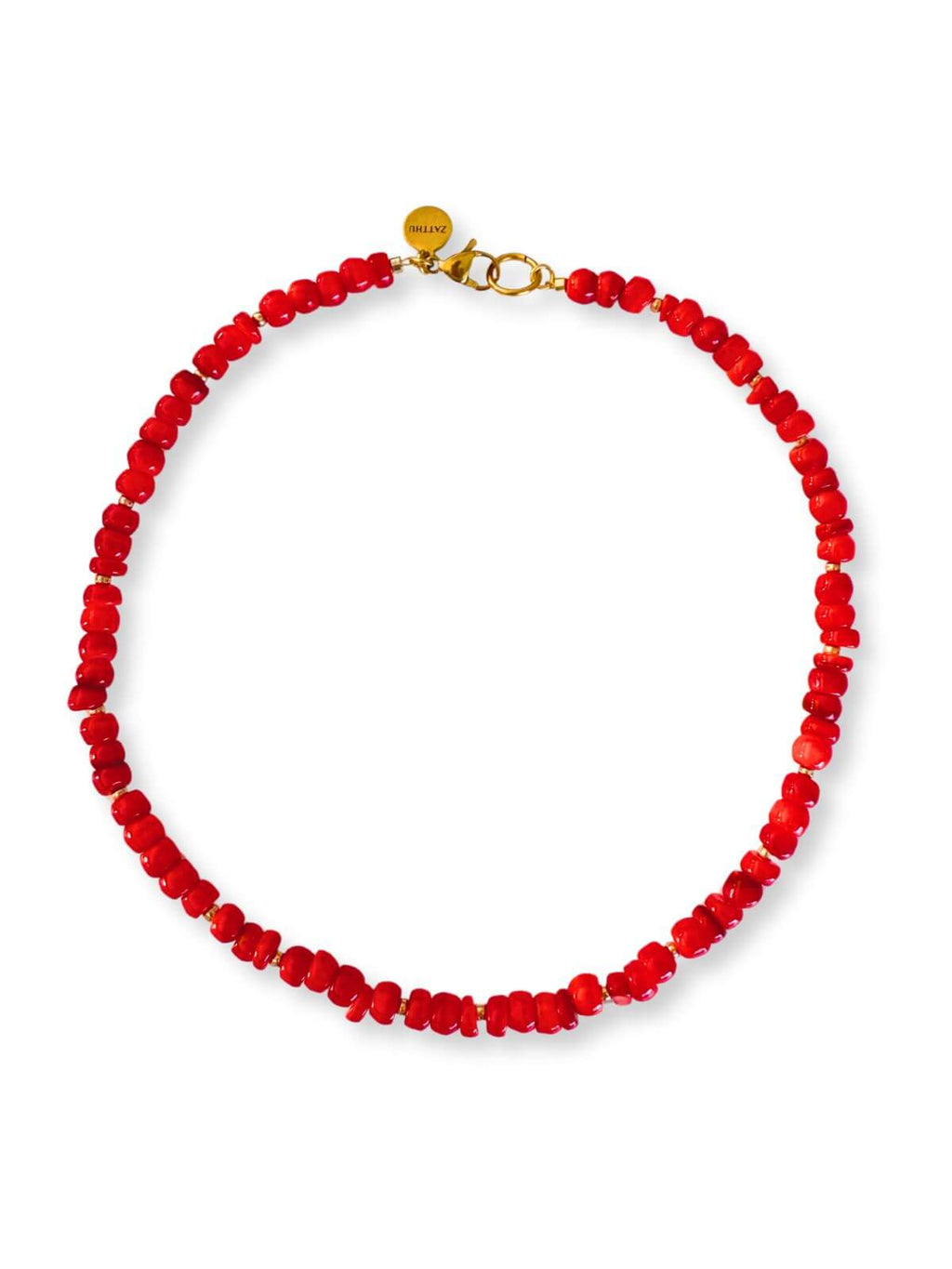 Nady rode kralenketting van schelp