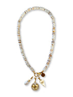 Crèmekleurige kralenketting Naho – elegant en veelzijdig