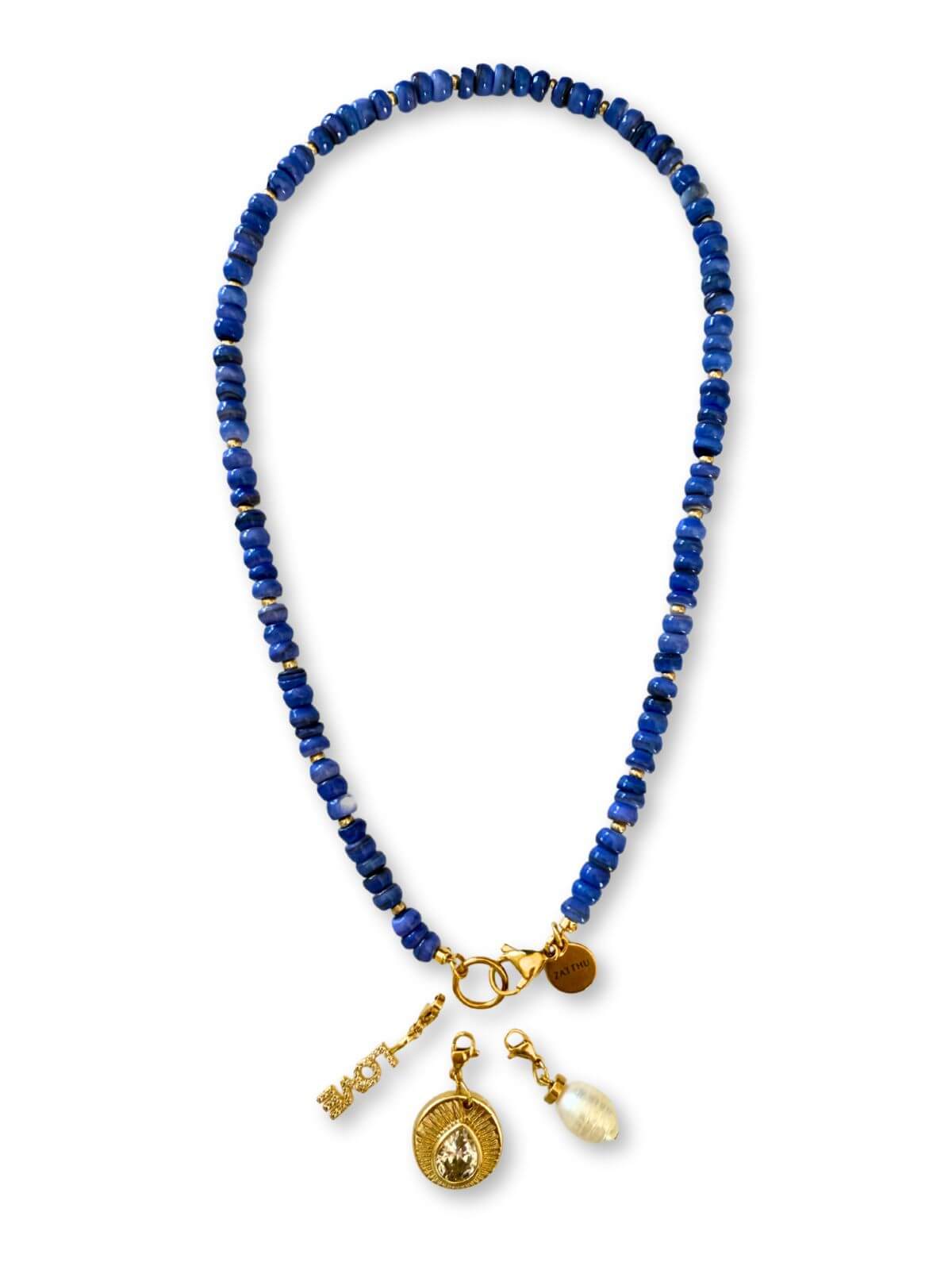 Blauwe kralenketting Naik – verkrijgbaar in meerdere kleuren