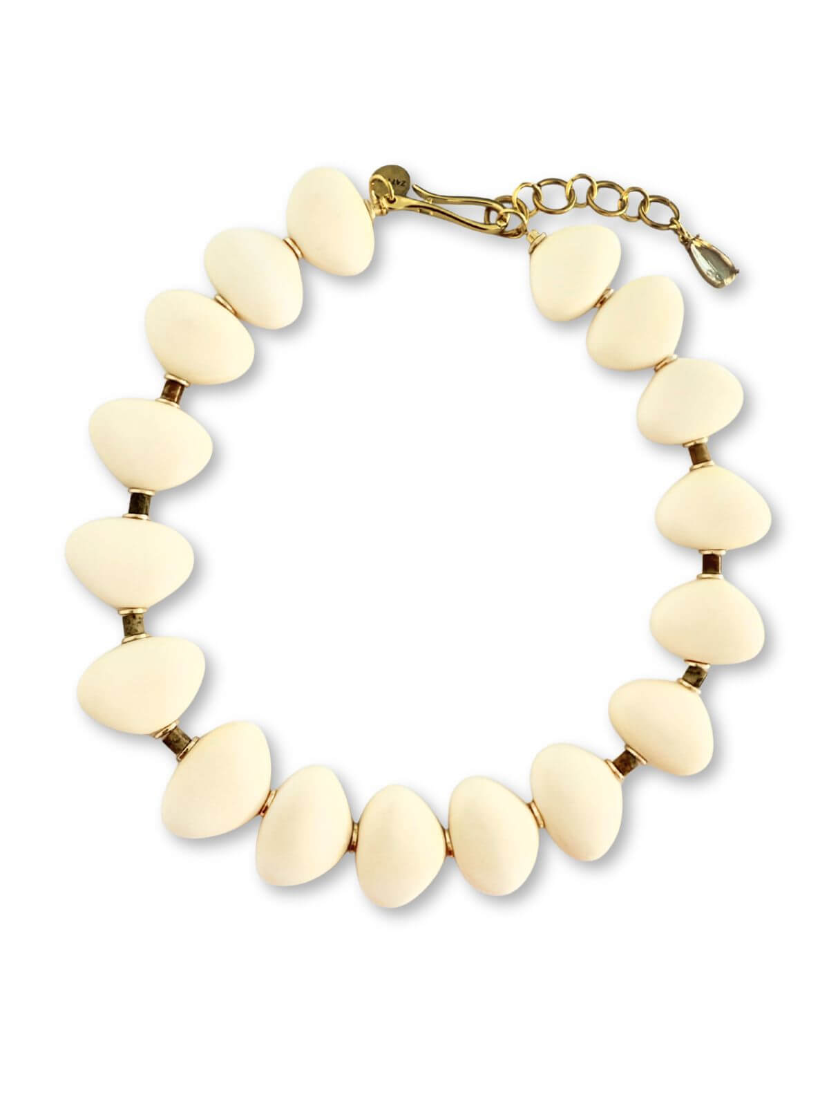 Crèmekleurige statement ketting voor dames met chunky schakels