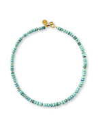 Nadi mintgroene kralenketting van schelp – Zatthu Jewelry