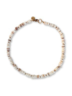 Naho crèmekleurige kralenketting van schelp – Zatthu Jewelry