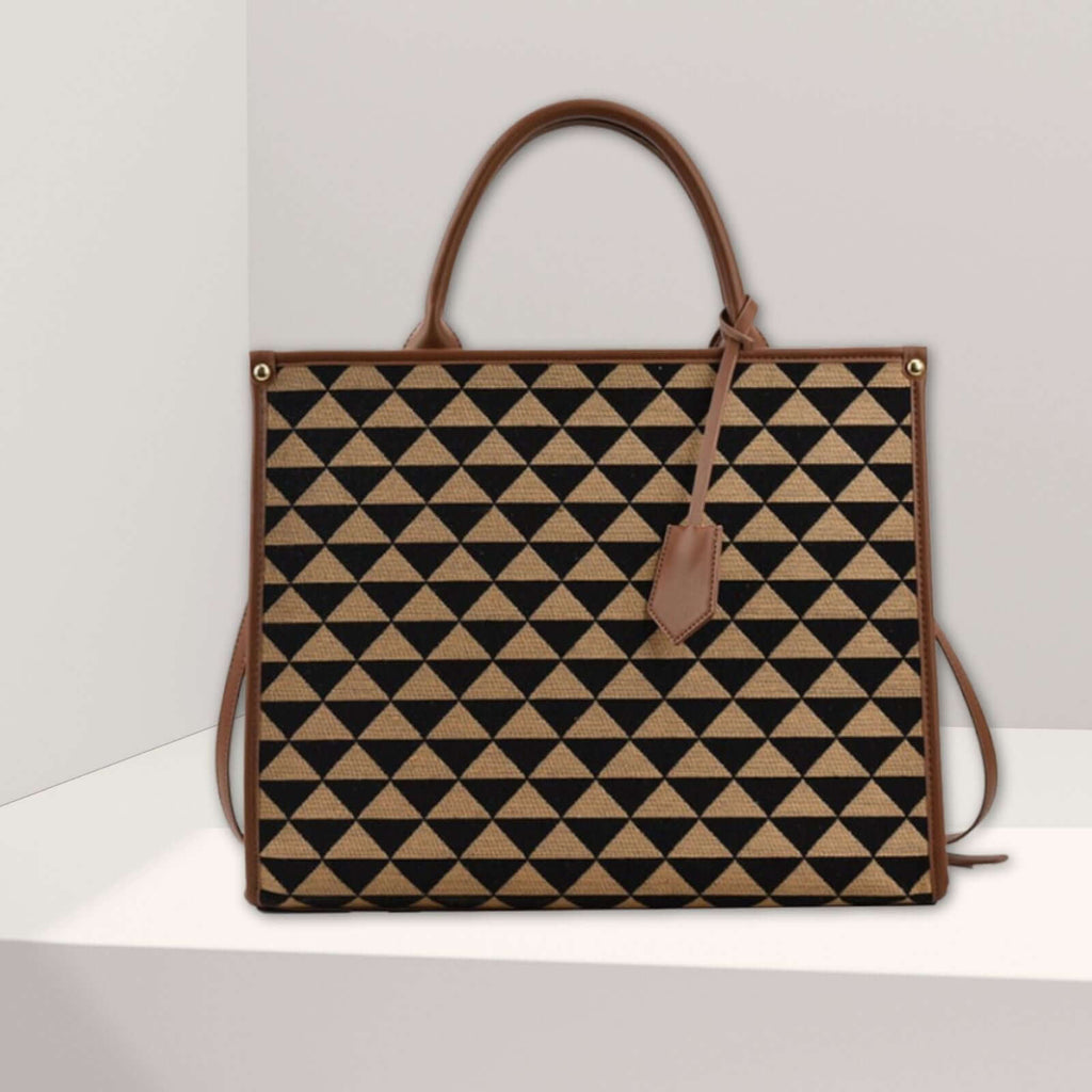 Aadel bruine tote tas