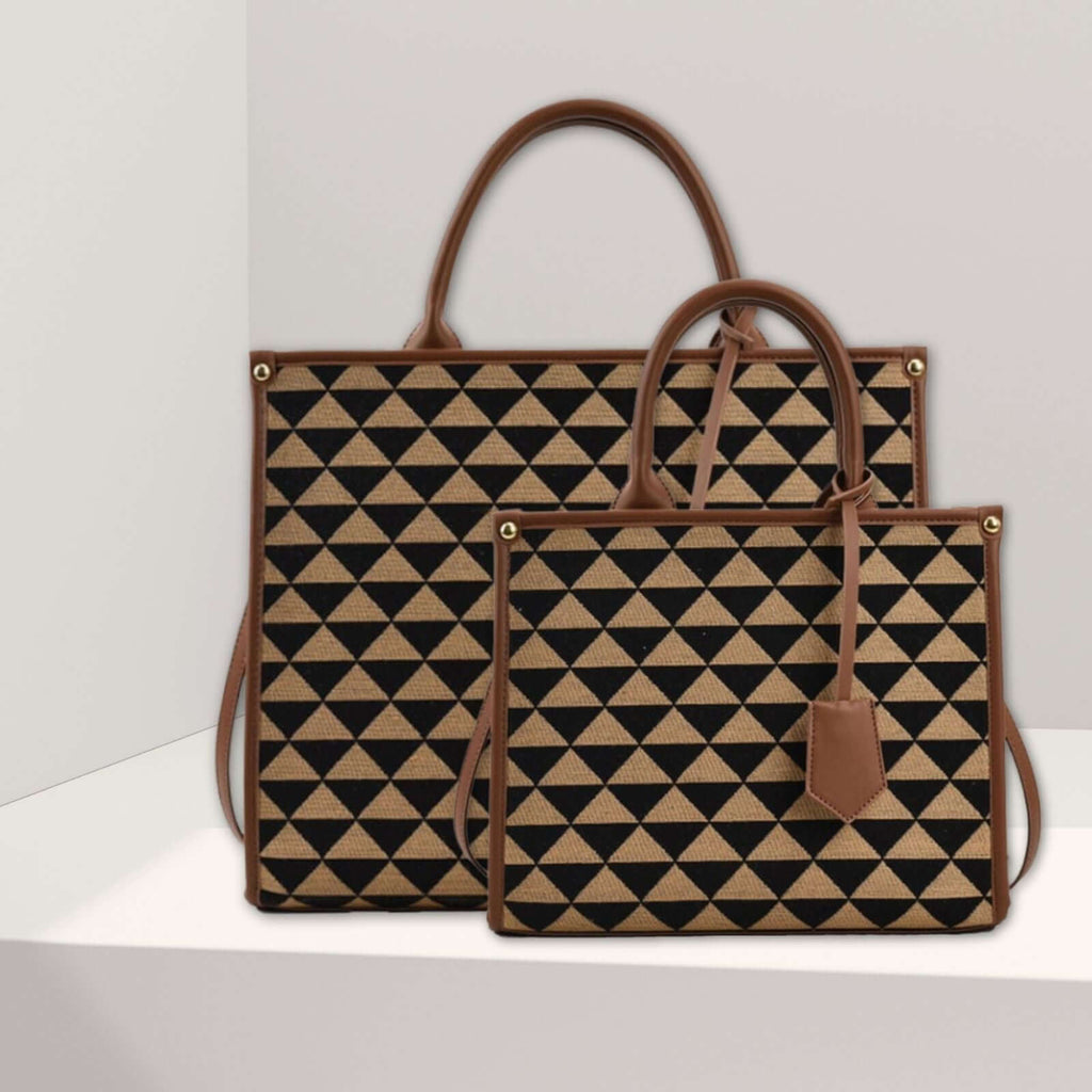 Aadel bruine tote tas