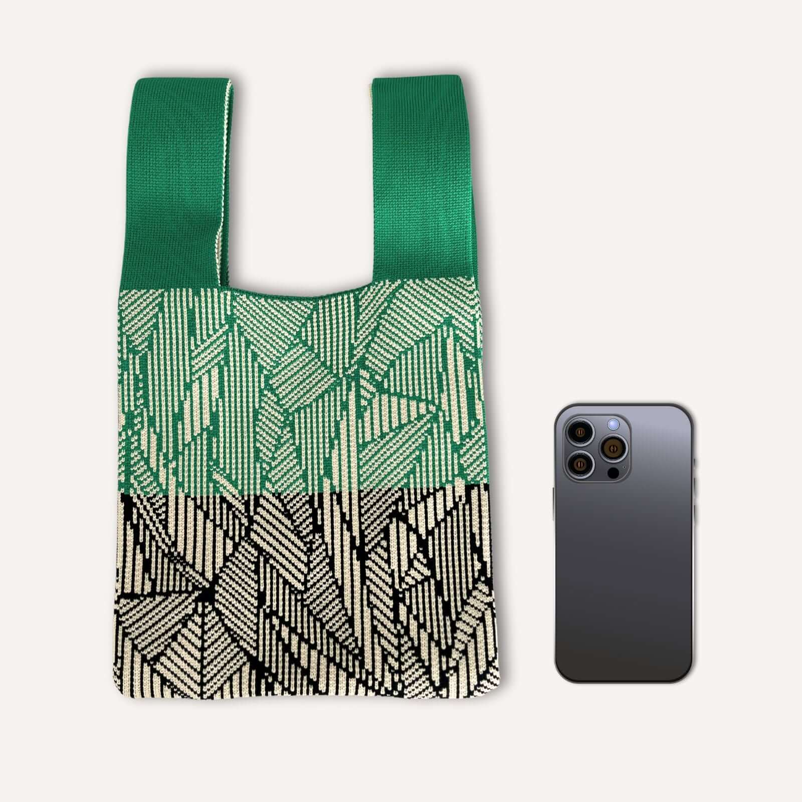 Aaric stoffen tasje groen