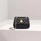 Aedan lederen schoudertas zwart