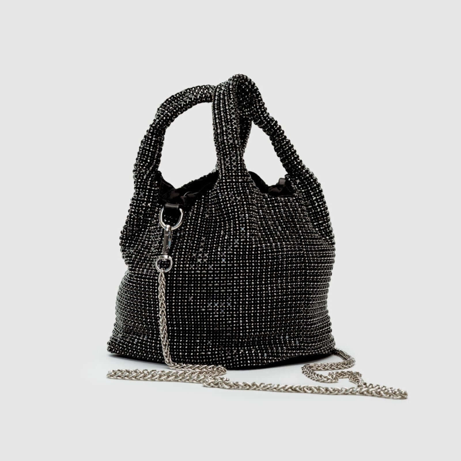 Alain handtas met kristallen zwart