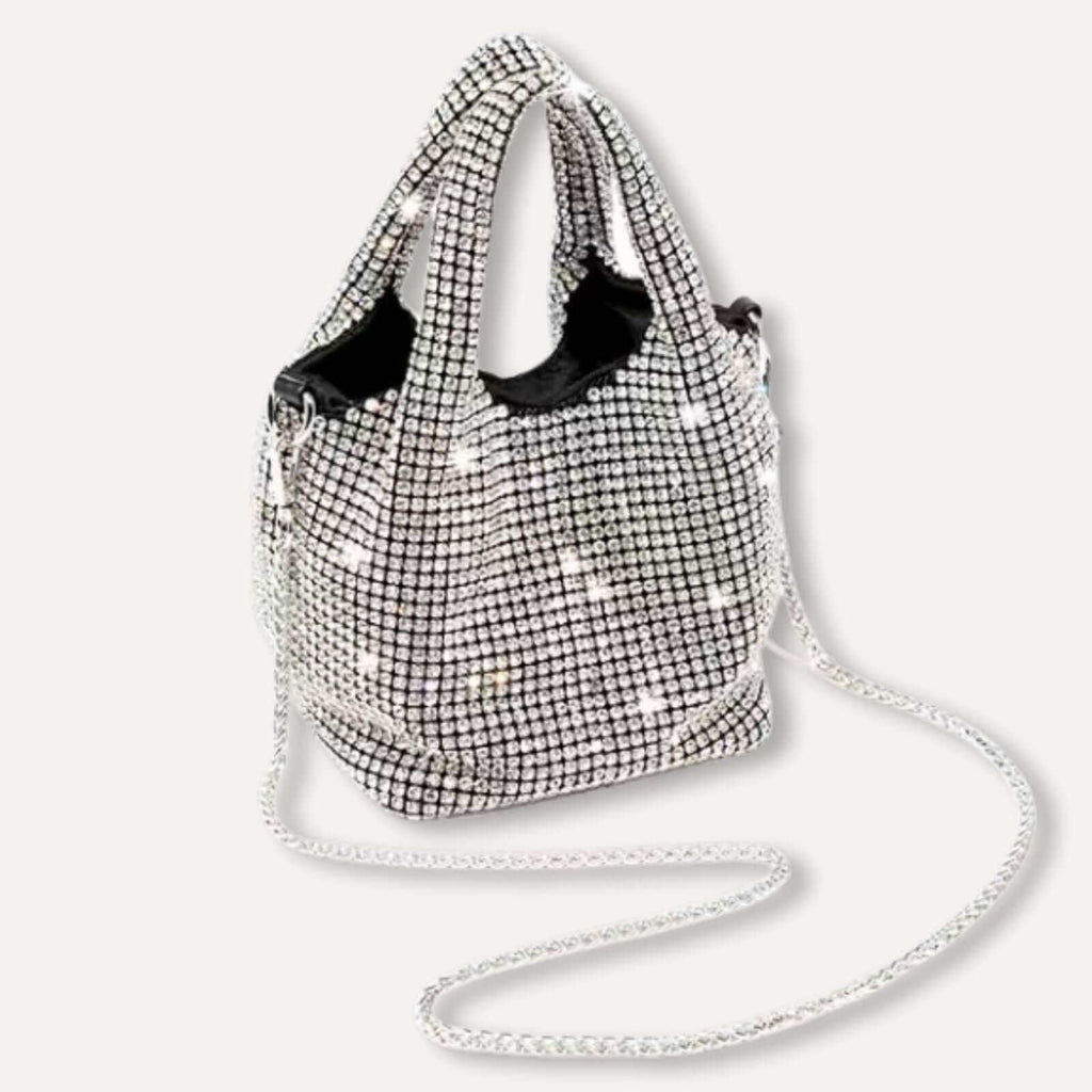 Alain handtas met kristallen zwart