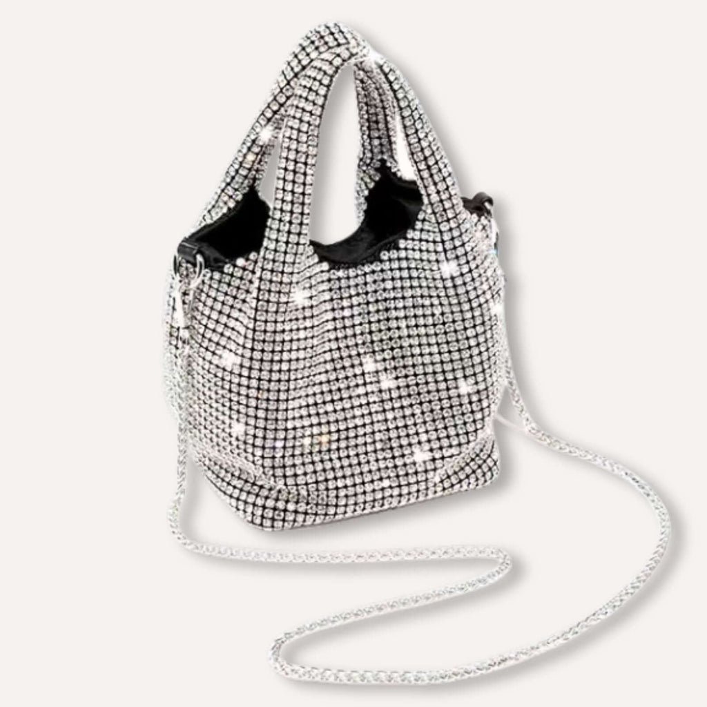 Akito handtas met kristallen groen