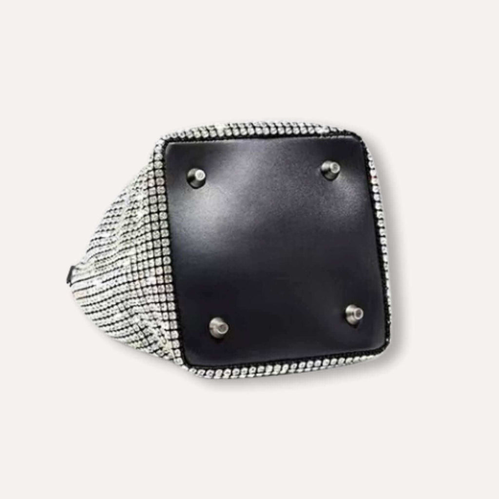 Alain handtas met kristallen zwart