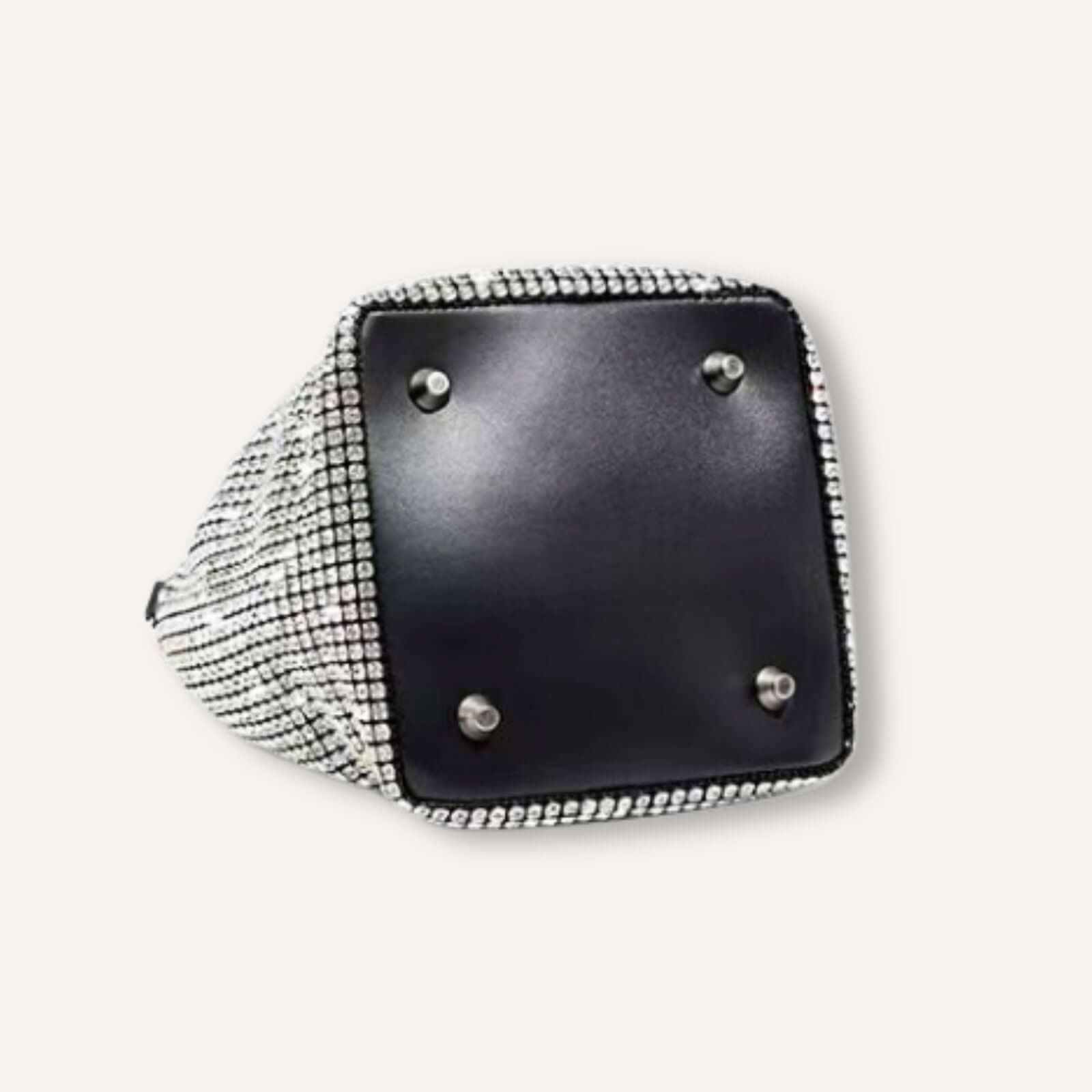 Akito handtas met kristallen groen