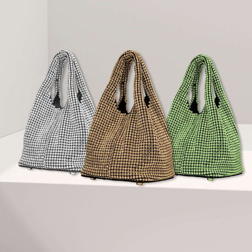 Aksel handtas met kristallen brons