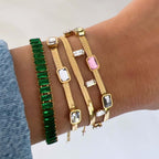 Lita snake armband met zirkonia