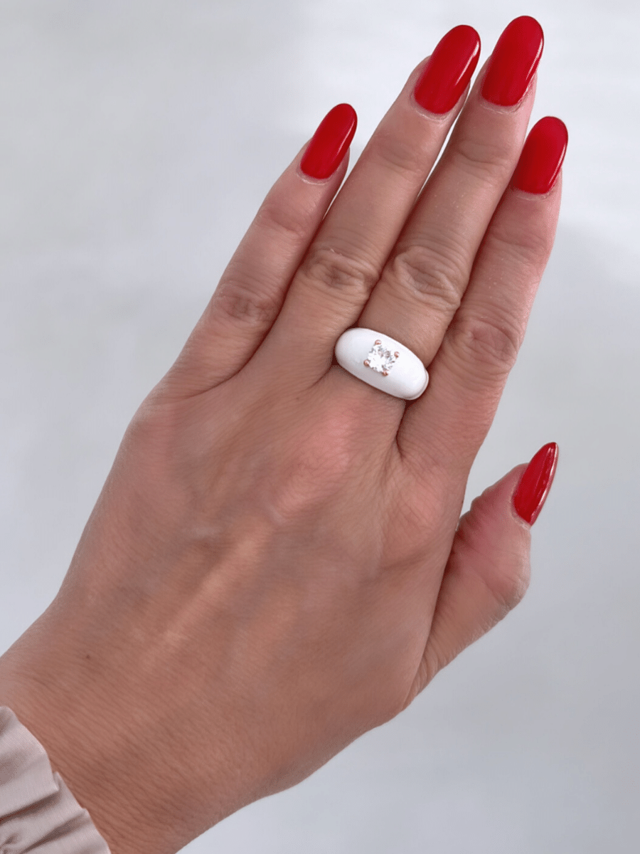 Iram statement ring wit met steen