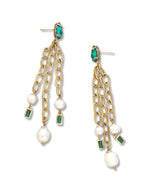 Kick statement oorbellen groen