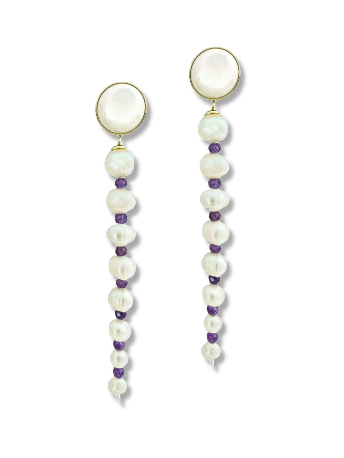 Kyra lange pareloorbellen