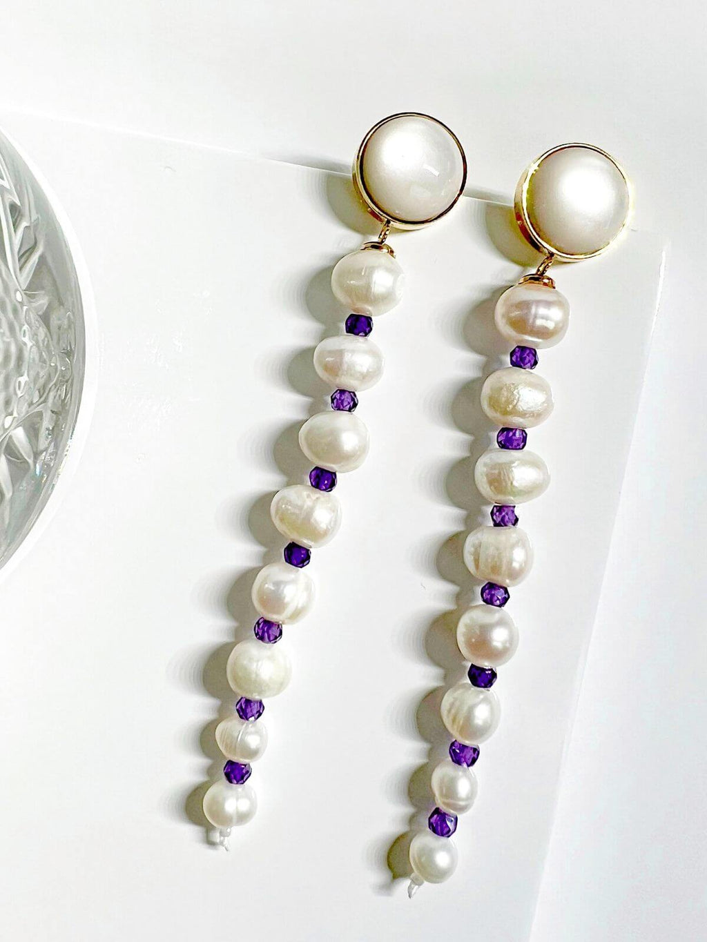 Kyra lange pareloorbellen