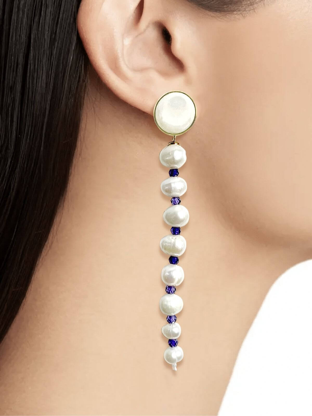 Kyra lange pareloorbellen