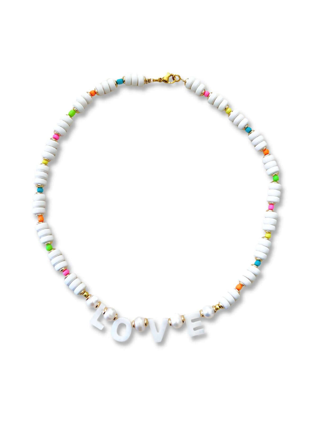 Leli kralenketting Love multicolor