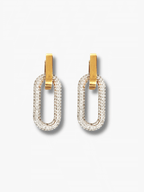 Icel oorbellen met zirkonia hanger