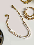 Jone stainless steel armband met zirkonia